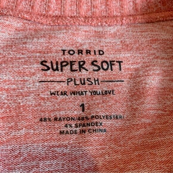 Torrid Super Soft Plush Long Sleeve T-Shirt Scoop Neckline - Picture 5 of 8